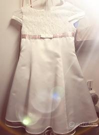 Abito cerimonia 7 o 8 anni Primigi color panna