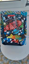 zaino scola bambini SJ Skate Rule blu 55*14 *29
