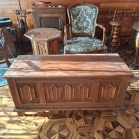 Baule/Cassapanca in rovere anni 70, dalla Germania