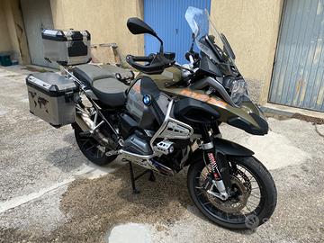 BMW R 1200 GS ADVENTURE verde AKRAPOVIC - 2015