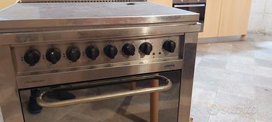 Cucina Lofra 5 fuochi gas inox con forno elettrico