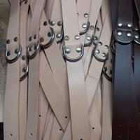 LOTTO-STOCK  Collari in vero cuoio su misura