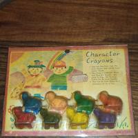 Character Crayons Pastelli Personaggi Forma Orso B