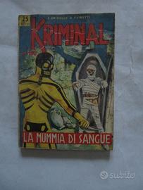 KRIMINAL N 25 / LA MUMMIA DI SANGUE