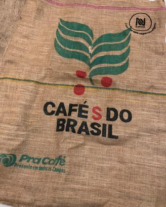 Sacchi di yuta delle origini del caffè