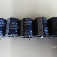 Condensatori elettrolitici nuovi 4700uF 50V