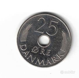 Moneta, Danimarca, 25 Ore, Regina MargheritaII '73