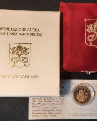 ORO VATICANO 1997 VERSO ANNO SANTO 50.000 LIRE FS