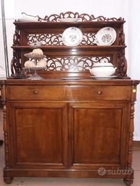 COPPIA DI CREDENZE LOMBARDE DELLA META' 800