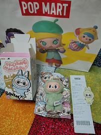 POP MART LABUBU EXCITING MACARON Green Grape