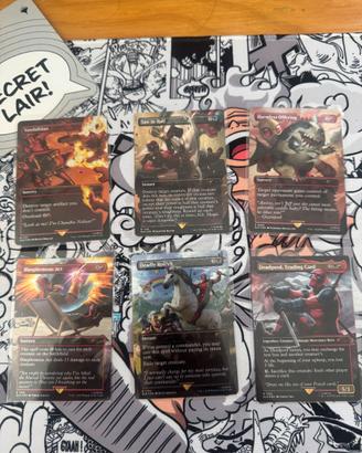 SET RAINBOW FOIL MAGIC X MARVEL DEADPOOL