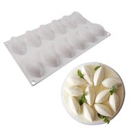 Stampino in silicone a forma di quenelle 