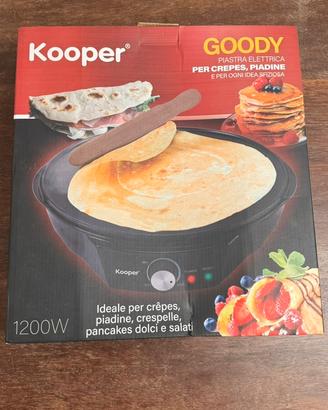 Piastra elettrica per crepes Kooper Goody nuova