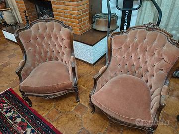 Salottino d'epoca stile veneziano (3 pezzi)