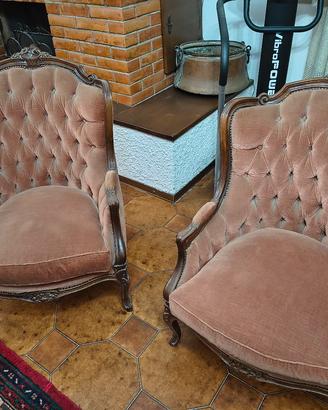 Salottino d'epoca stile veneziano (3 pezzi)