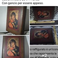 Quadretto sacro in legno 20x 14 