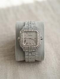 Orologio cartier automatico colore argento💎