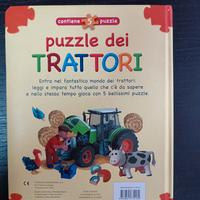 libro puzzle dei trattori