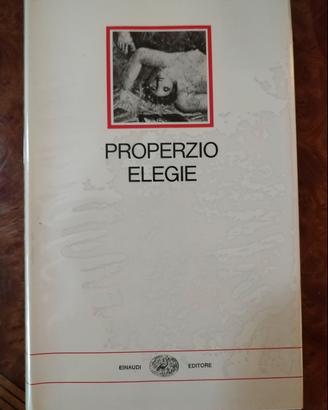 Elegie. Properzio 
