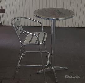 tavolini e sgabelli alluminio