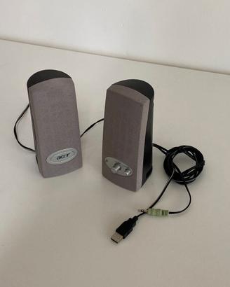 Casse Acustiche USB per Computer fissi e portatili