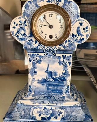 Orologio Delft antiquariato