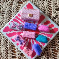 lotto borsette per Barbie o casa delle bambole 