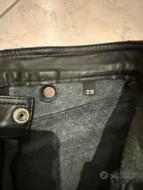 Pantaloni in vera pelle
