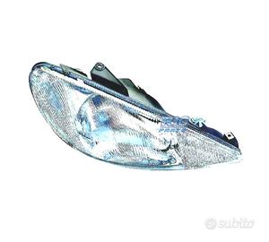 FANALE DESTRO PER PEUGEOT 206 98-09 H4