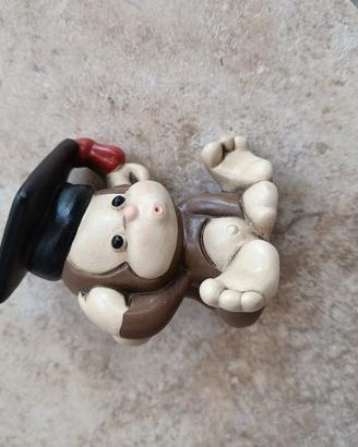 Statuetta scimmia laurea