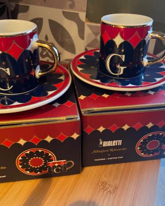Tre tazzine da caffè Bialetti
