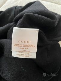 Cardigan in Lana Gucci Nero