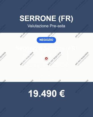 Immobile in asta di 34 m² a Serrone