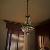 Lampadario vintage con gocce