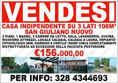 casa libera su 3 lati 