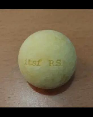 40 Palline Nuove Itsf Roberto Sport gialle  ganci