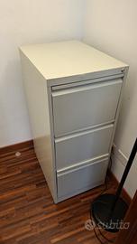 Fascicolatore pratiche ufficio grigio - 3 cassetti