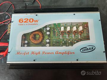 Amplificatore LEBAS 4 canali