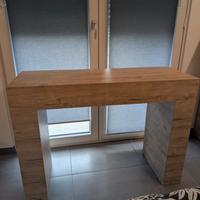 Consolle fissa effetto quercia