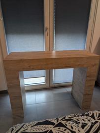 Consolle fissa effetto quercia