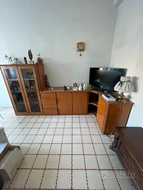 Mobile angolare + tavolo sala da pranzo e 4 sedie