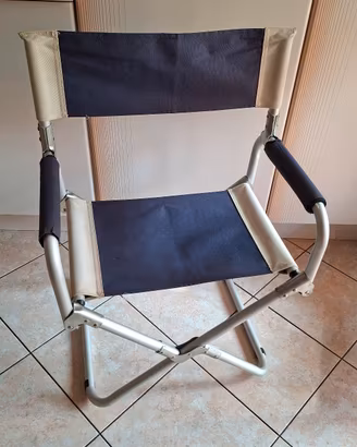 Sedia da regista pieghevole in alluminio 