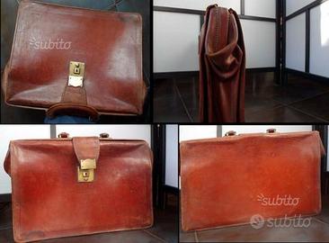 Borsa uomo, cartella, RARO VINTAGE Inglese