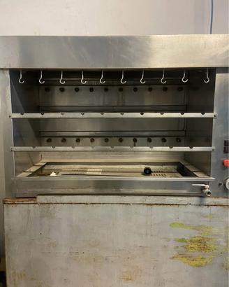 FORNO PER CHURRASCO 36 SPADE A GAS ELANGRILL