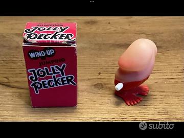 Dildo piccolo saltellante in plastica scherzo