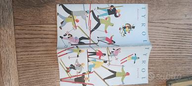 Raro Pieghevole Turistico Tirolo (Austria) - Grafi