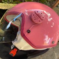 Casco moto bambina