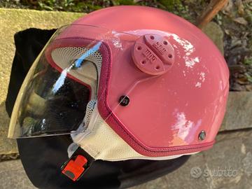 Casco moto bambina