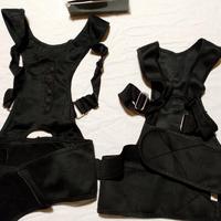 Correttore di postura schiena Nero n.2 pezzi