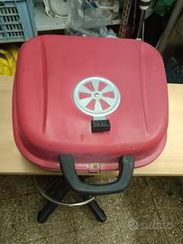 barbecue tondo con coperchio